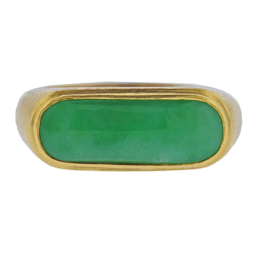 24k Gold Jadeite Jade Ring (1 of 3)