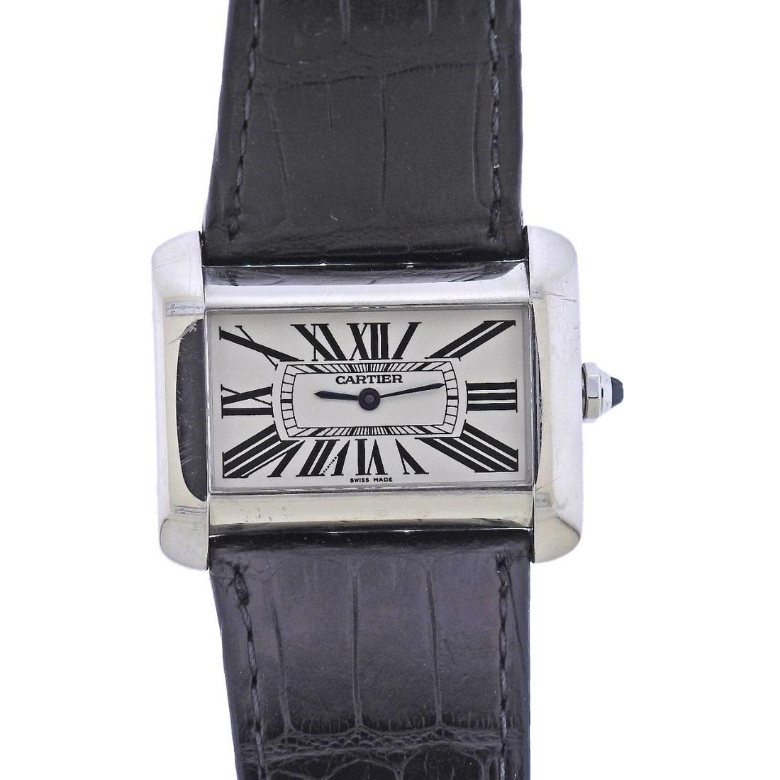 Cartier Divan Stainless Steel Watch 2600 (1 of 5)