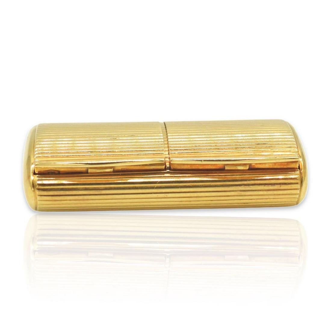 Tiffany & Co 18k Yellow Gold Double Pill Box (1 of 2)
