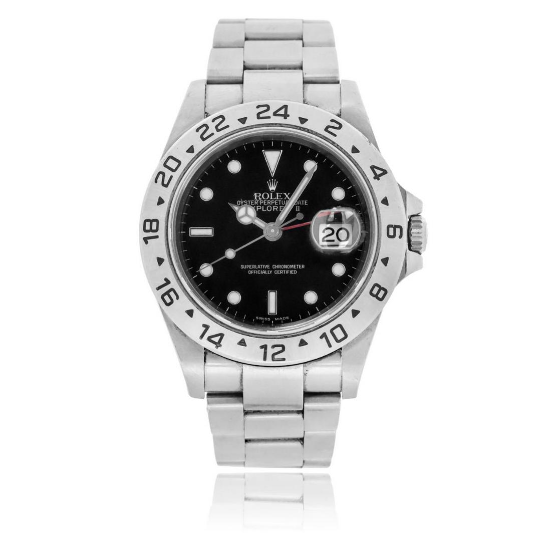 Rolex Explorer II Stainless Steel Watch 16570 (1 of 2)