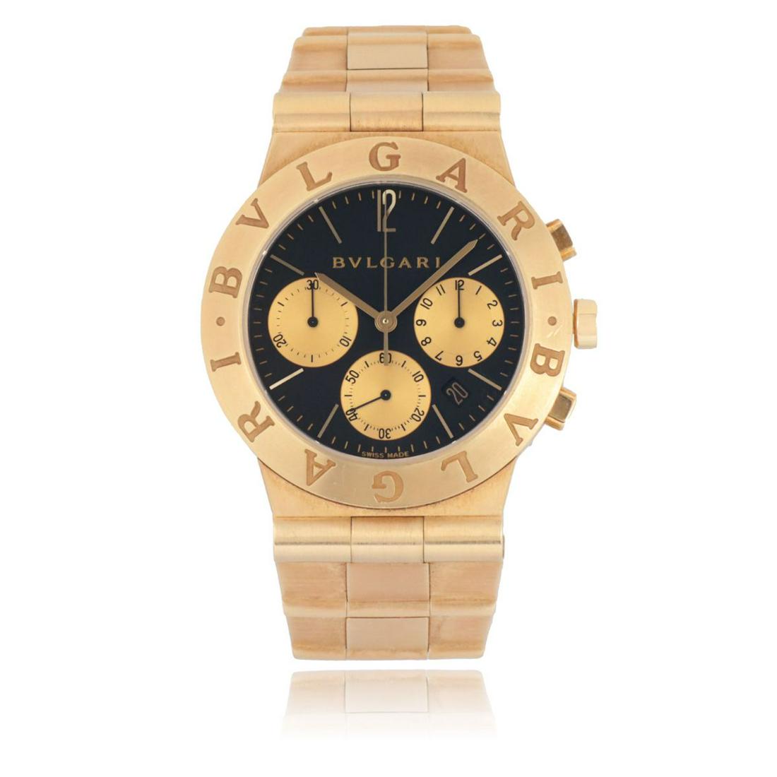 Bvlgari Bulgari Diagono 18k Gold Watch CH35G (1 of 4)