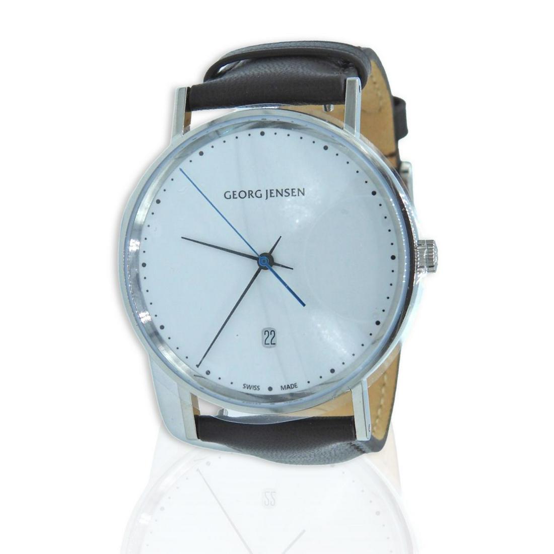 Georg Jensen Henning Koppel Steel Quartz Watch 10009147 (1 of 3)