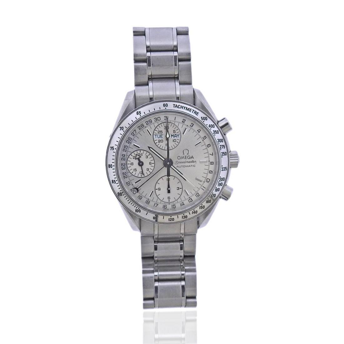 Omega Speedmaster Day Date Stainless Steel Automatic Men's Watch 3523.30 (1 of 7)