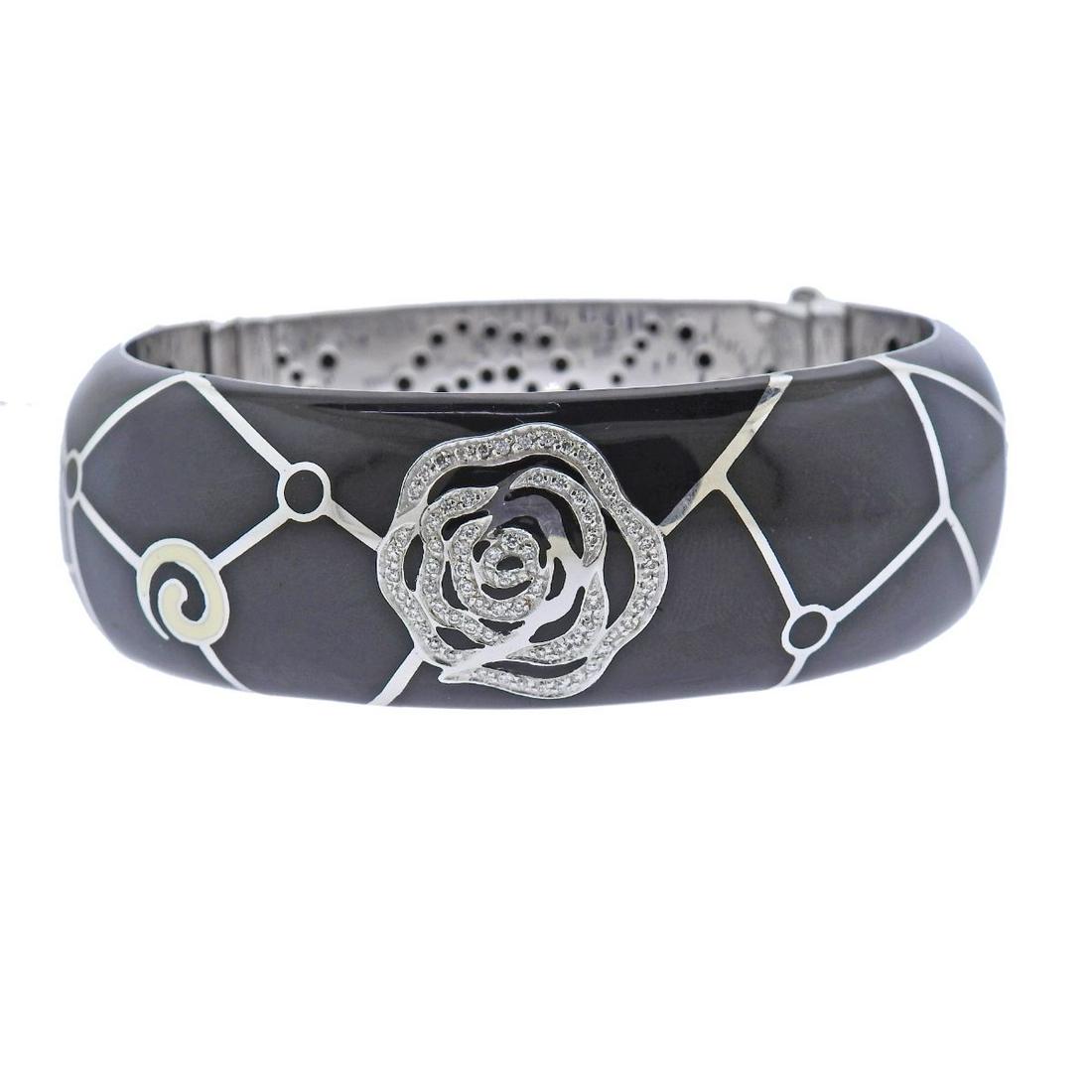 La Nouvelle Bague Gold Silver Enamel Diamond Bracelet (1 of 4)