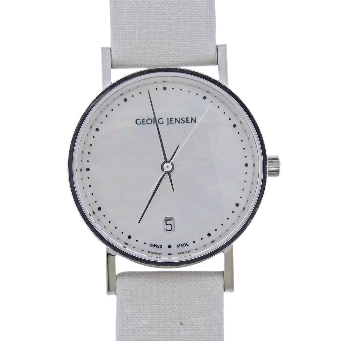 Georg Jensen Henning Koppel MOP Quartz Ladies Watch 3575702 (1 of 4)