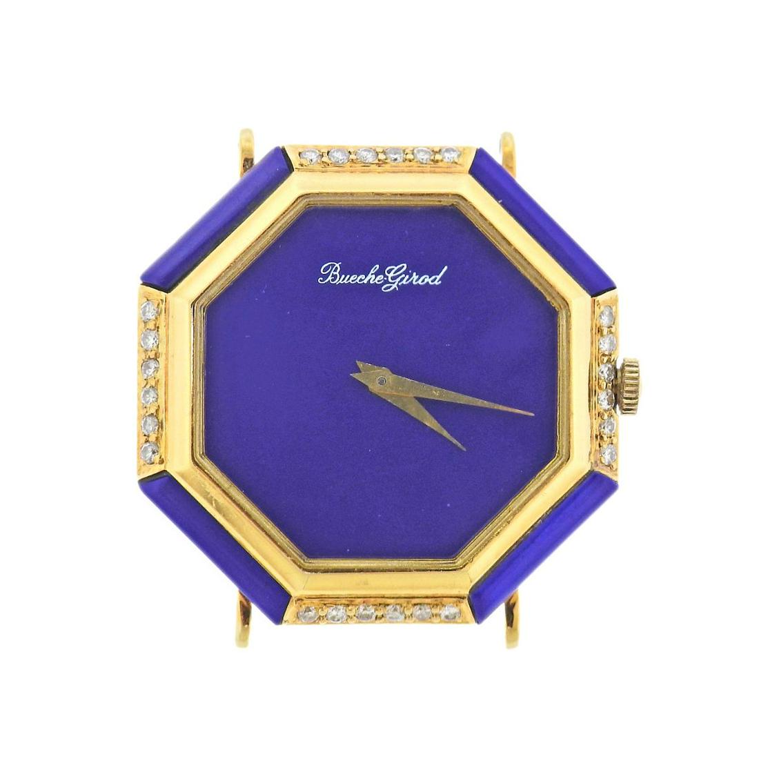 Bueche Girod 18k Gold Diamond Manual Wind Watch (1 of 3)