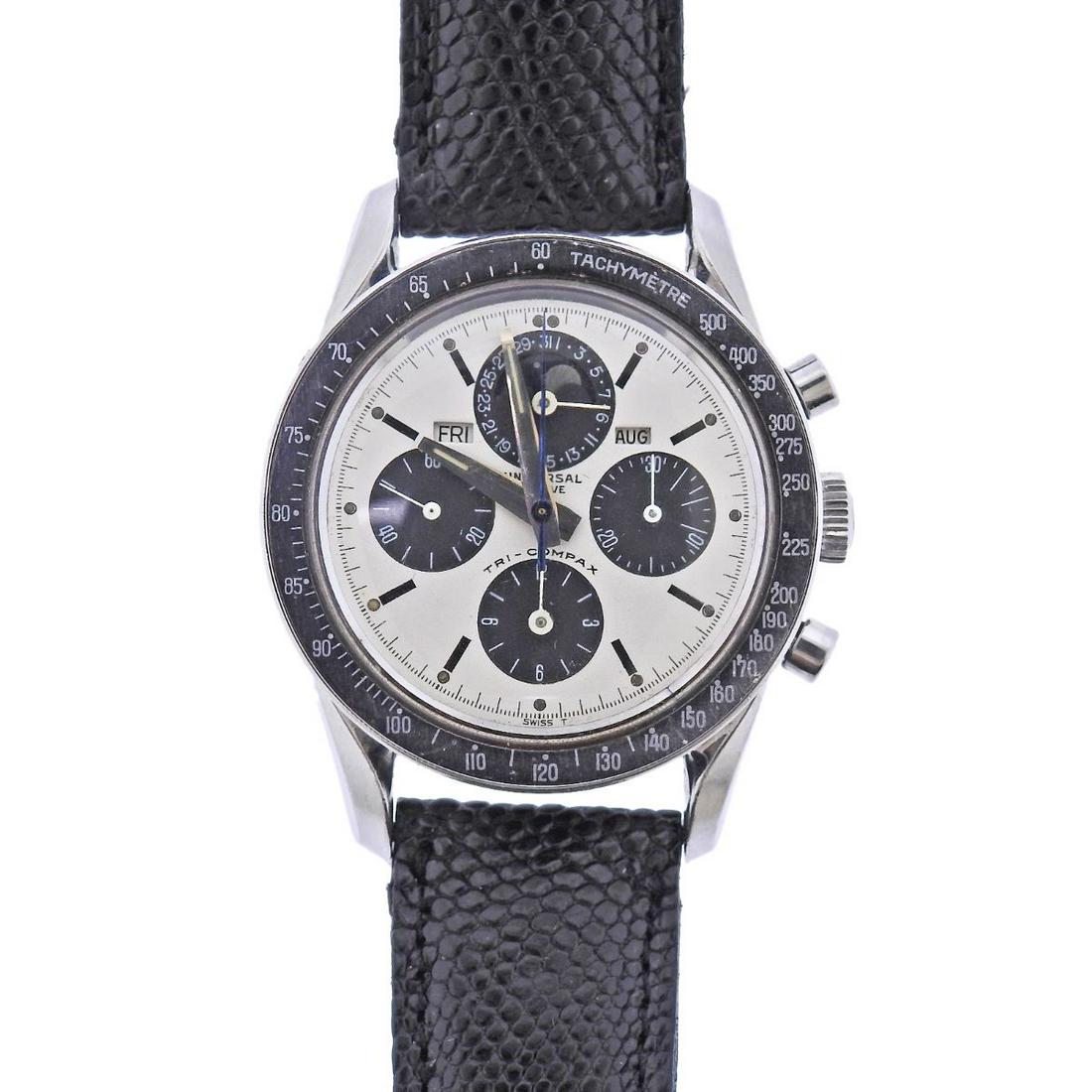 1960's Universal Geneve Tri-Compax Moonphase Manual Wind Watch 881101/01 (1 of 4)