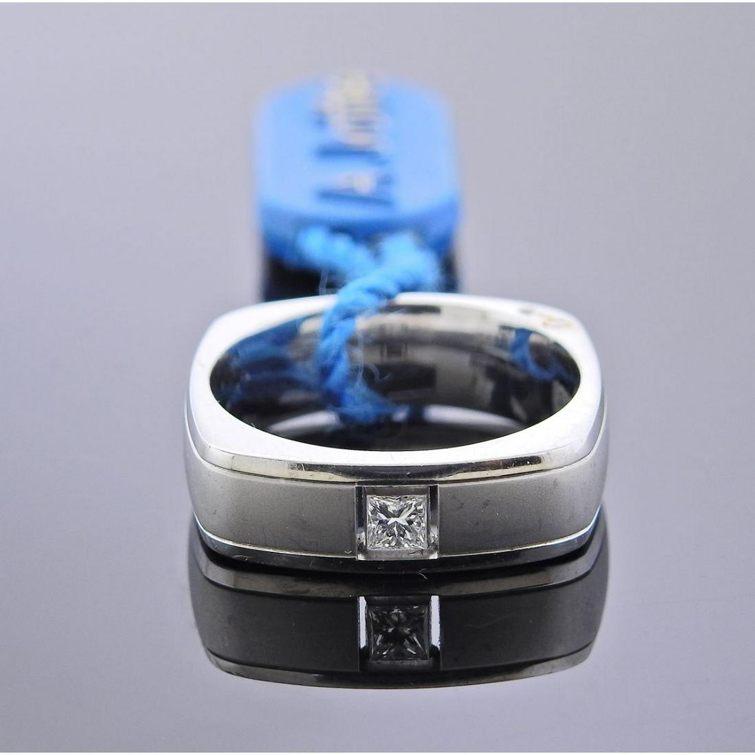 A. Jaffe 18k Gold Diamond Men's Wedding Band Ring (1 of 3)