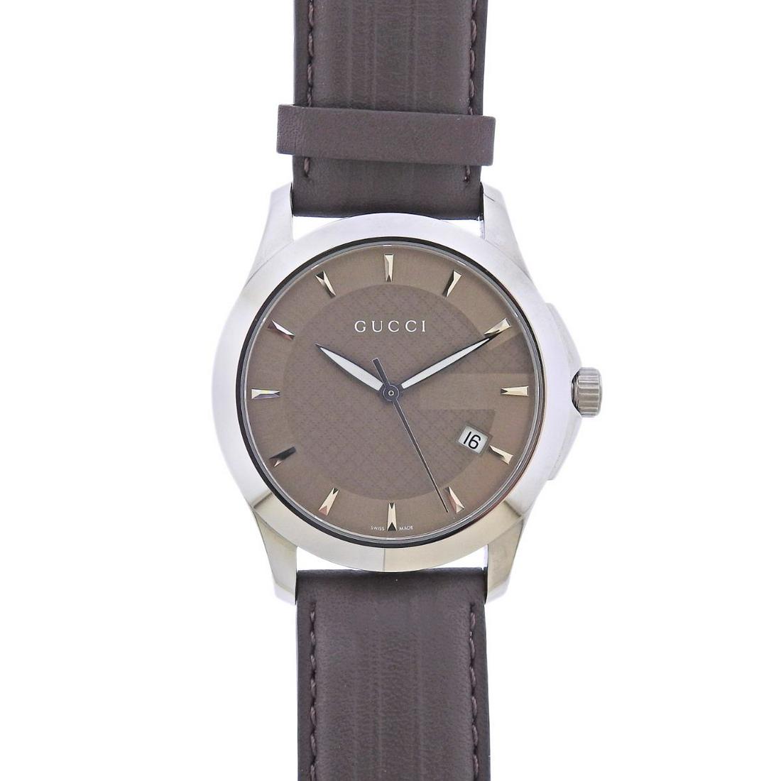 Gucci G Timeless Quartz Men's Watch YA126403 (1 of 4)