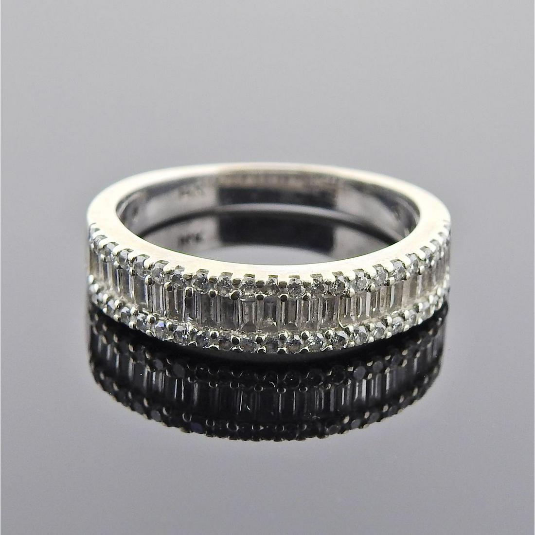 Effy 14k Gold Diamond Wedding Half Band Ring (1 of 3)