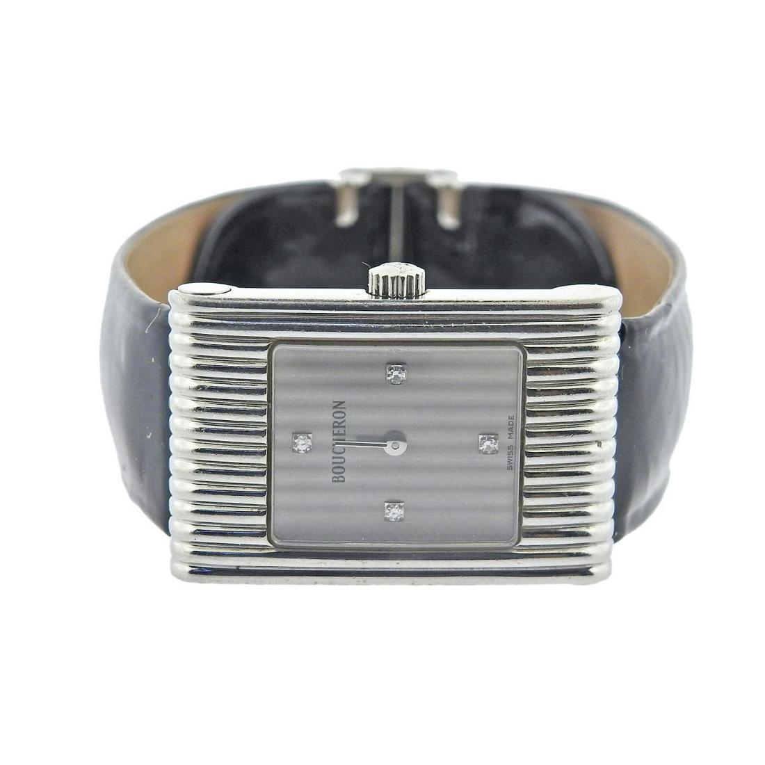 Boucheron Reflet Diamond Stainless Steel Quartz Ladies Watch (1 of 5)