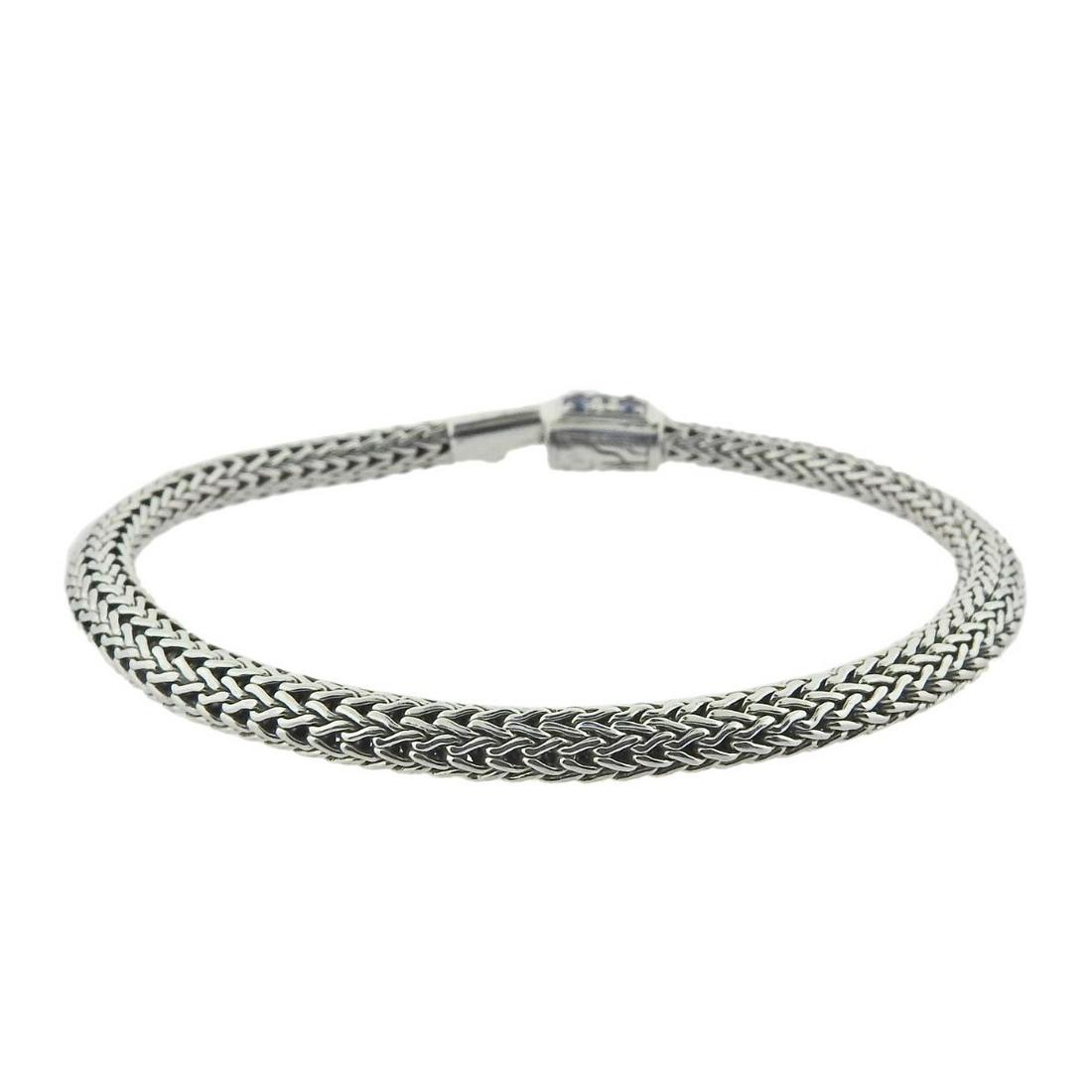 John Hardy Classic Chain Silver Sapphire Bracelet (1 of 3)