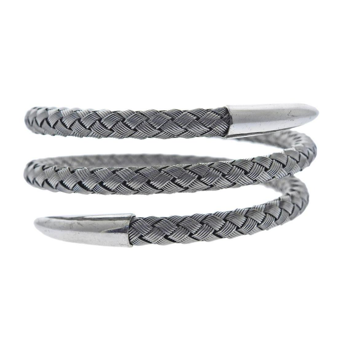 Roberto Coin Sterling Silver Wrap Bracelet (1 of 5)
