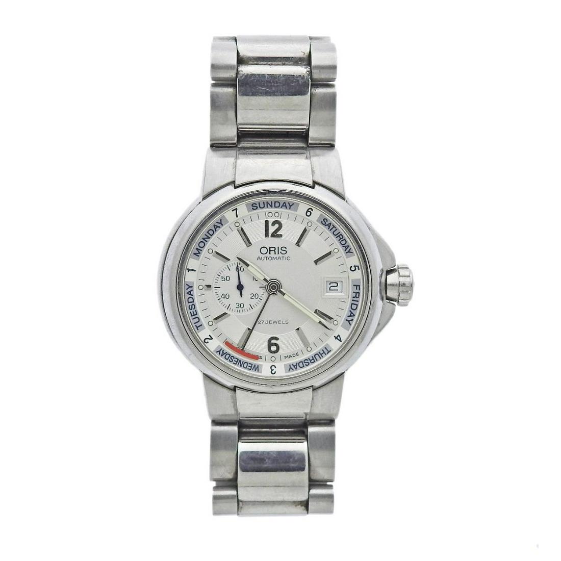 Oris Small Second Chronometer Day Date Automatic Watch 7496