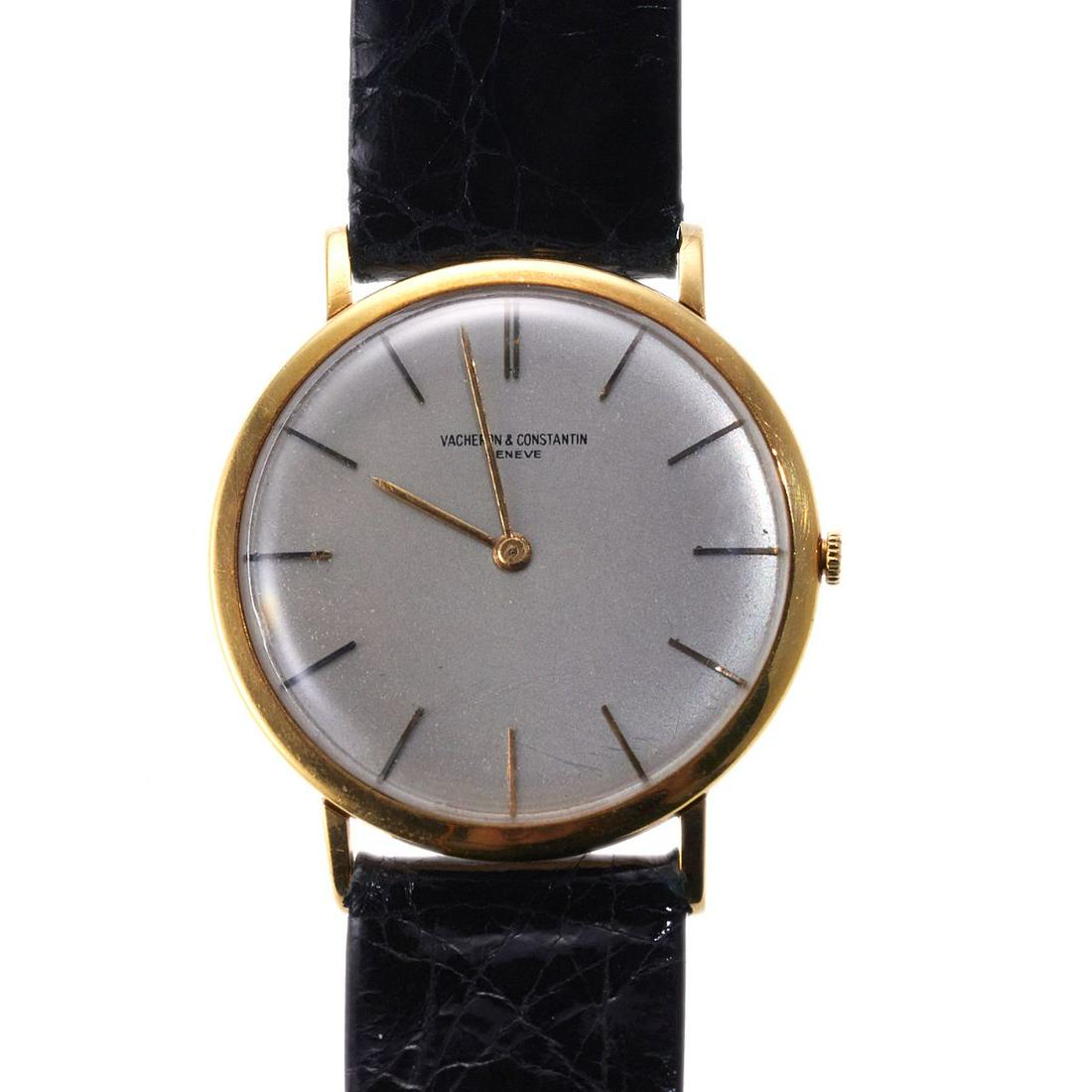 Vacheron Constantin 18k Gold Manual Wind Watch: Metal 18k Yellow Gold Designer : Vacheron Constantin Movement : Manual Wind- working order Measurements : 32mm case x 38mm lug tip to lug tip Reference/Model: : n/a Functions: H
