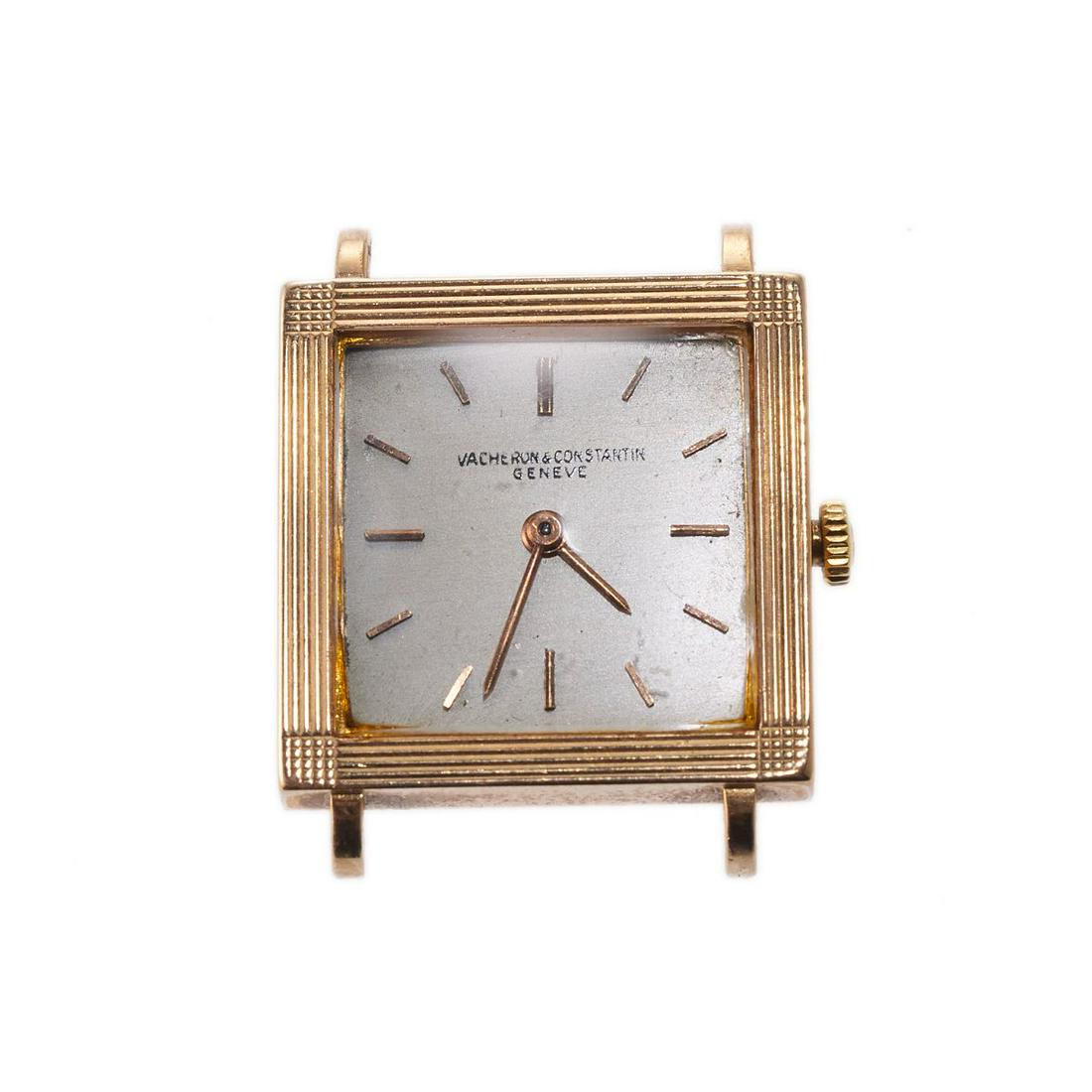 Vacheron Constantin 18k Gold Manual Wind Square Watch Head (1 of 4)