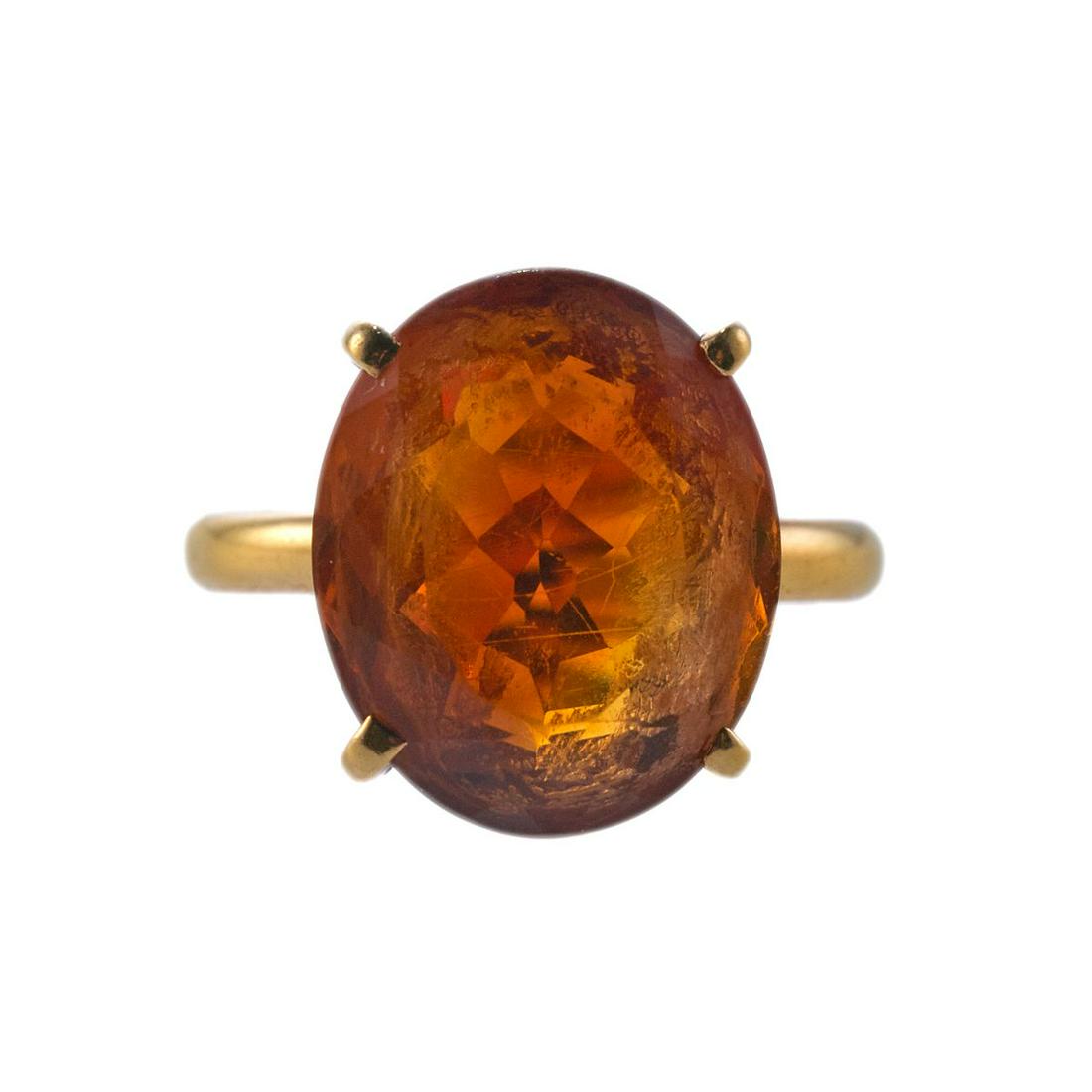 H. Stern 18k Gold Citrine Ring (1 of 4)