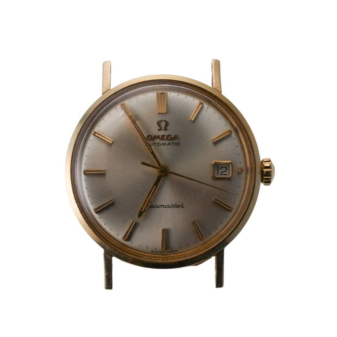 Vintage Omega 14k Gold Seamaster Date Automatic Watch (1 of 3)