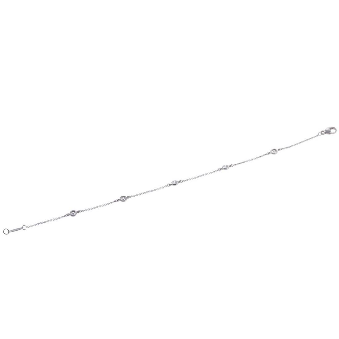 Tiffany & Co Peretti Diamonds by the Yard Platinum Bracelet (1 of 3)