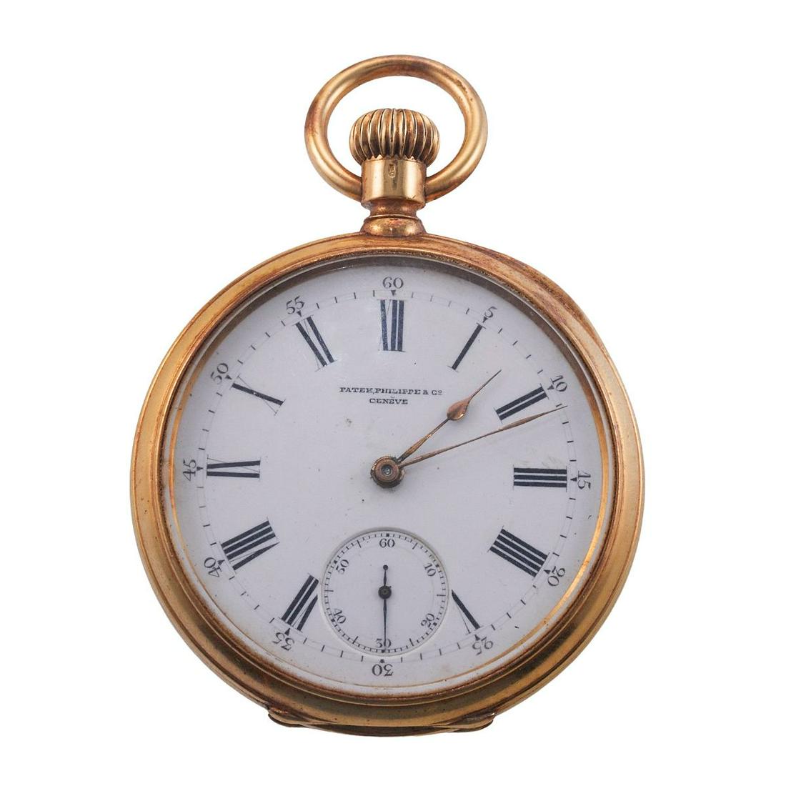 Vintage Patek Philippe Gondolo 18k Gold Pocket Watch (1 of 4)