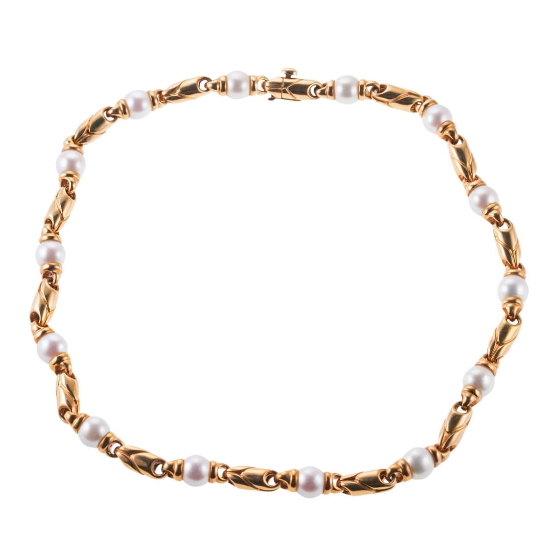 Bvlgari Bulgari 18k Gold Pearl Necklace (1 of 6)
