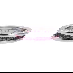 Bvlgari Bulgari B.Zero1 Pink Tourmaline 18k Gold Ring: Metal : 18k Gold Designer : Bvlgari Gemstone : Pink tourmaline Measurements : Ring size 6.5, ring is 5mm wide. Marked: : Bvlgari, made in Italy, 750. Weight: 9 grams 