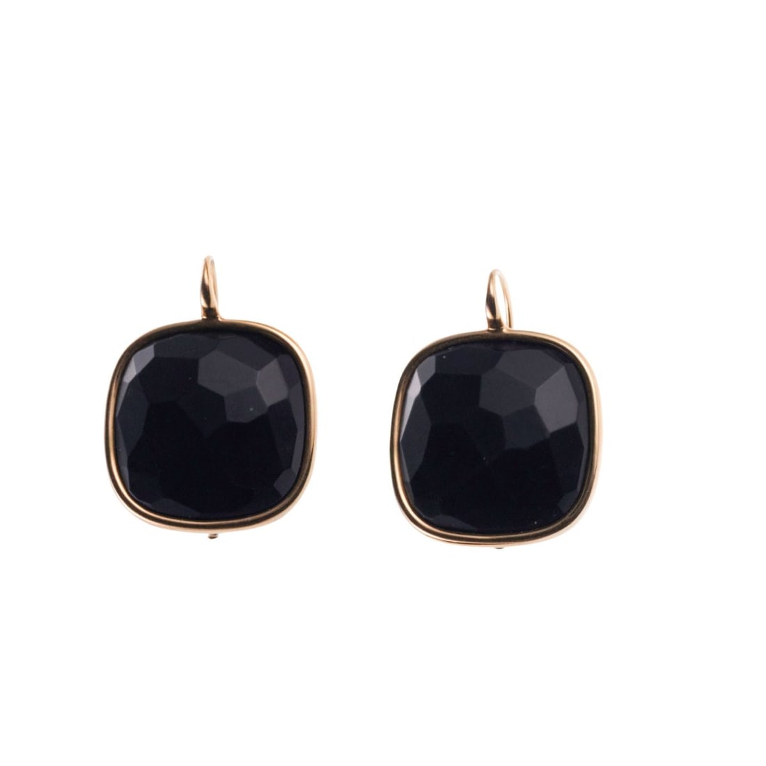 Pomellato Victoria Black Jet 18k Rose Gold Earrings (1 of 7)