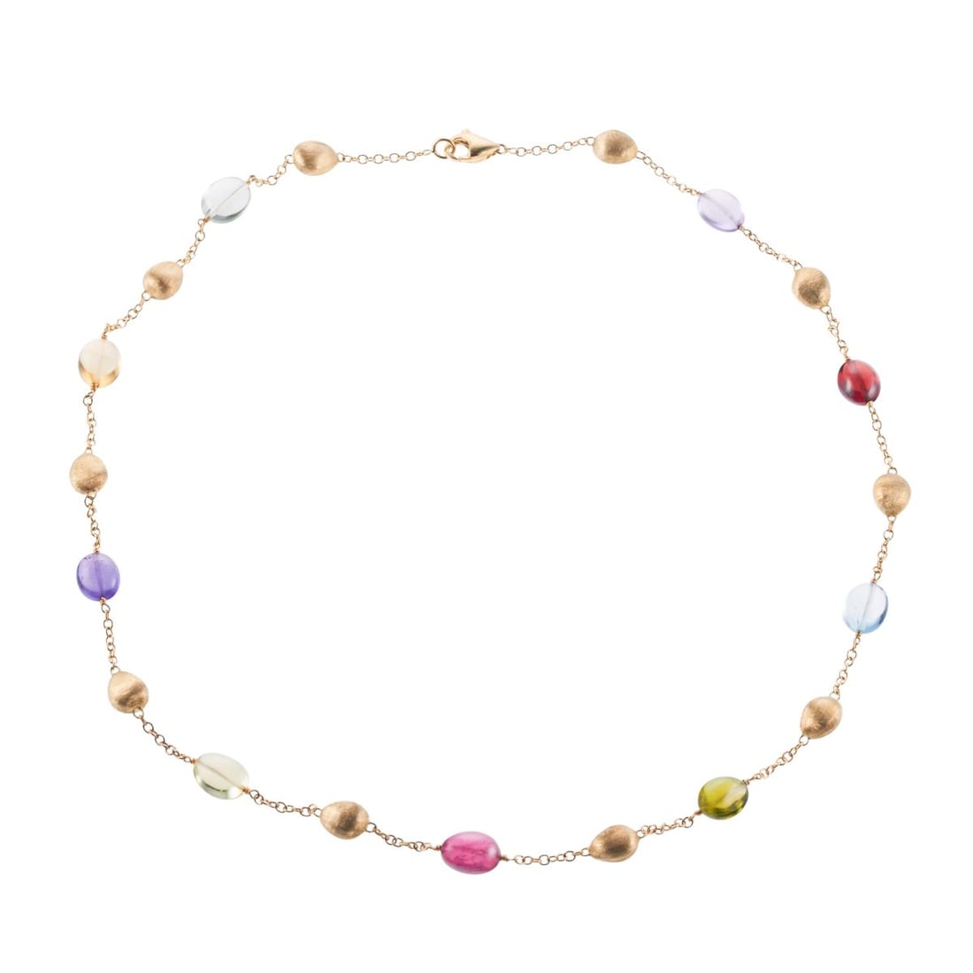 Marco Bicego Conffeti Multi Gemstone Gold Necklace (1 of 5)