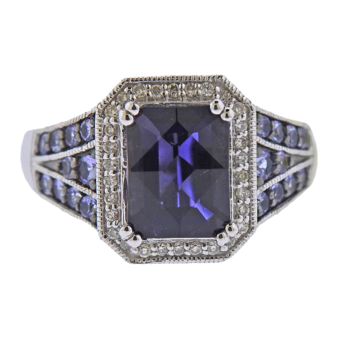 Le Vian LeVian Gold Diamond 4.82ct Blue Zircon Topaz Iolite Ring (1 of 4)