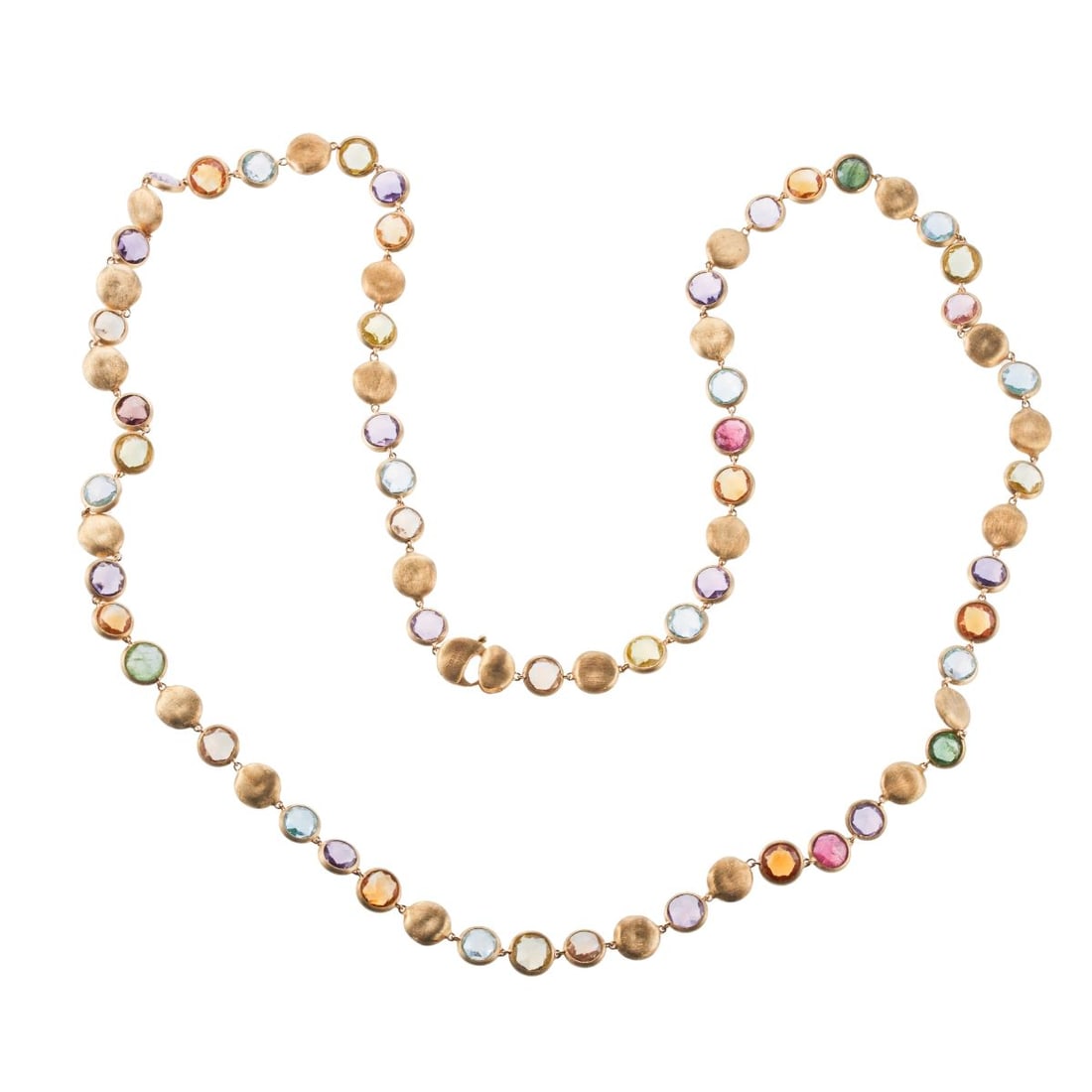 Marco Bicego Jaipur Gold & Multi Gemstone Necklace (1 of 5)