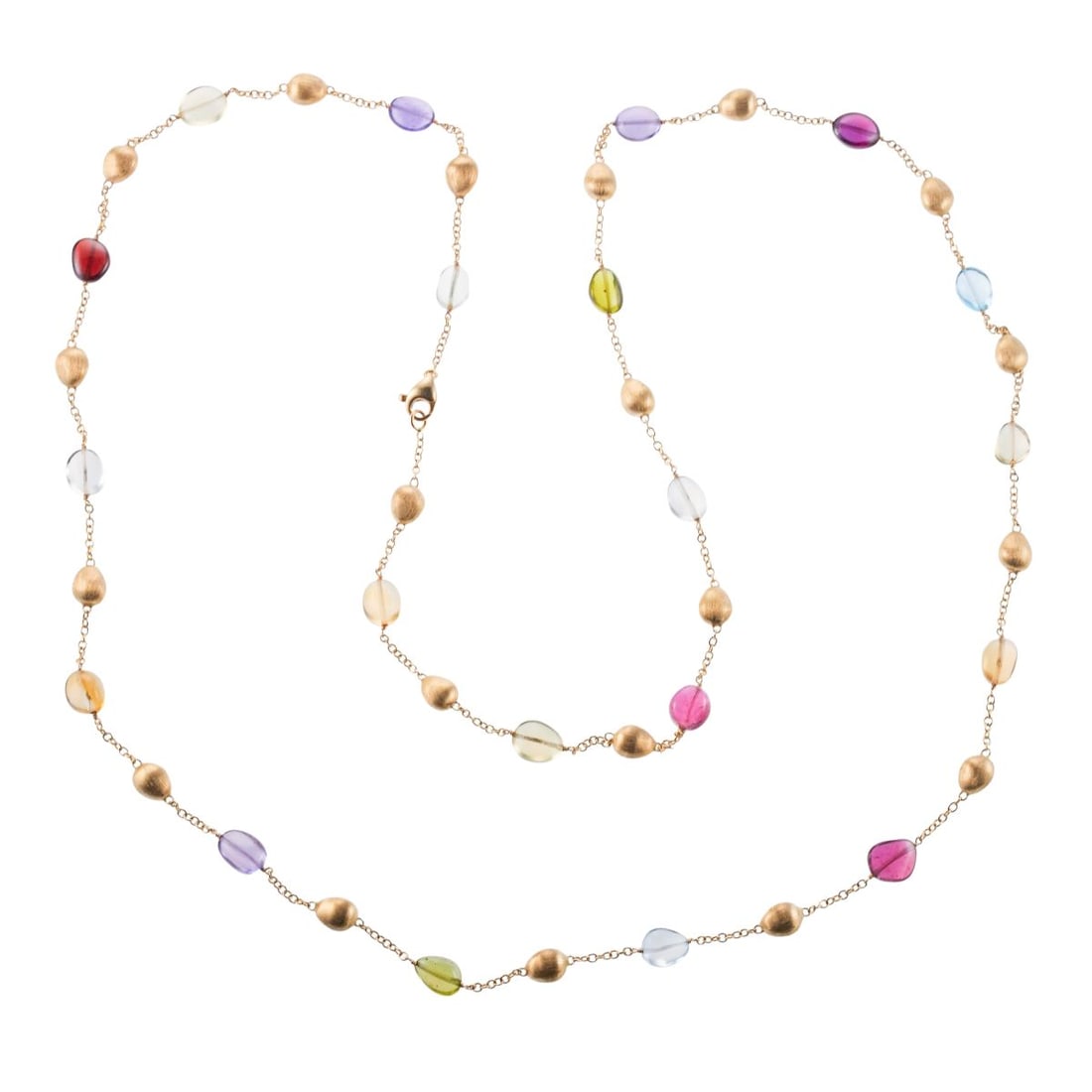Marco Bicego Conffeti 18k Gold Multi Gemstone Necklace (1 of 5)