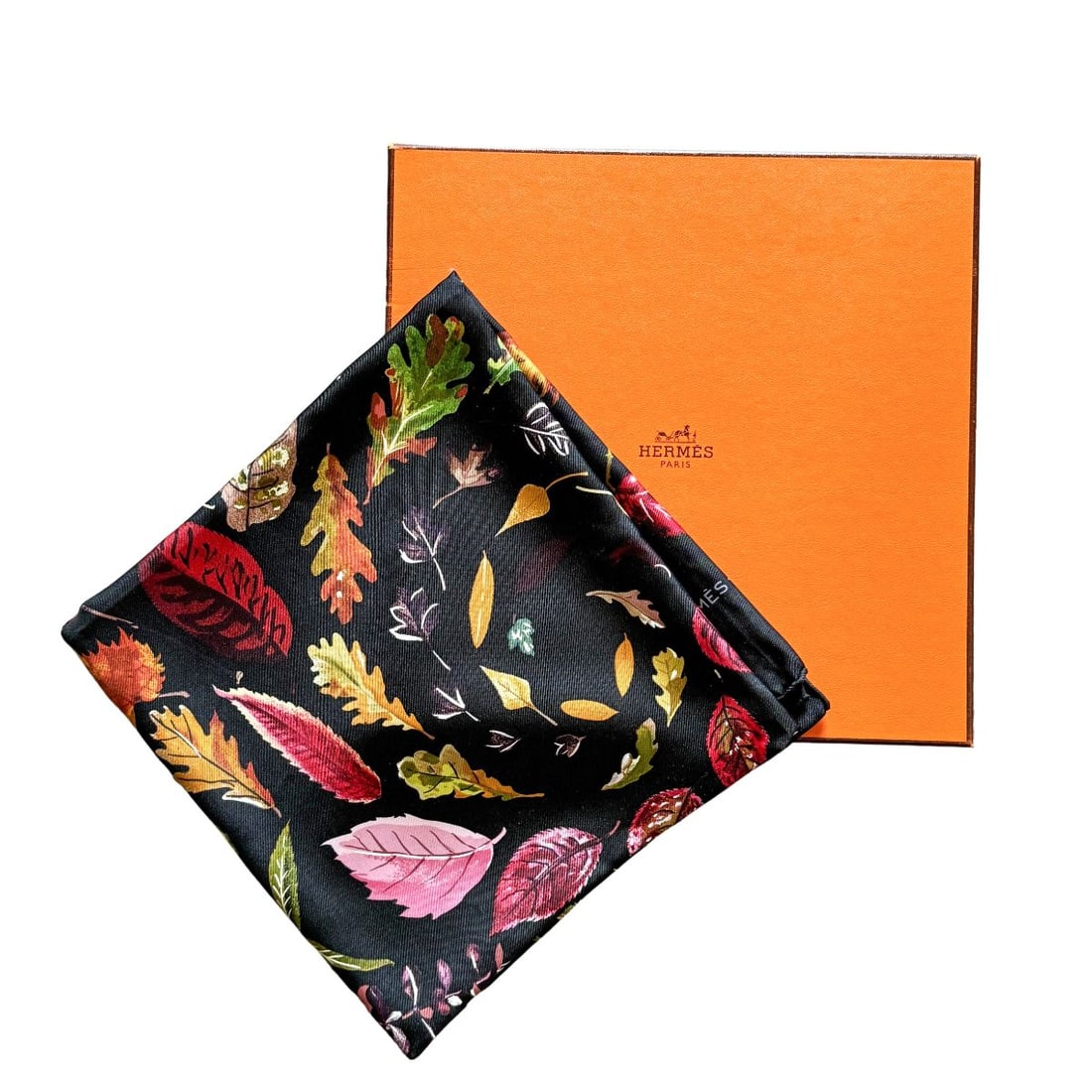 Hermes Tourbillon Autumn Limited Edition Silk Scarf (1 of 3)