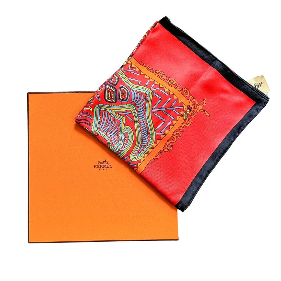 Hermes Legende Kuna Peuple de Panama Limited Edition Silk Scarf (1 of 4)