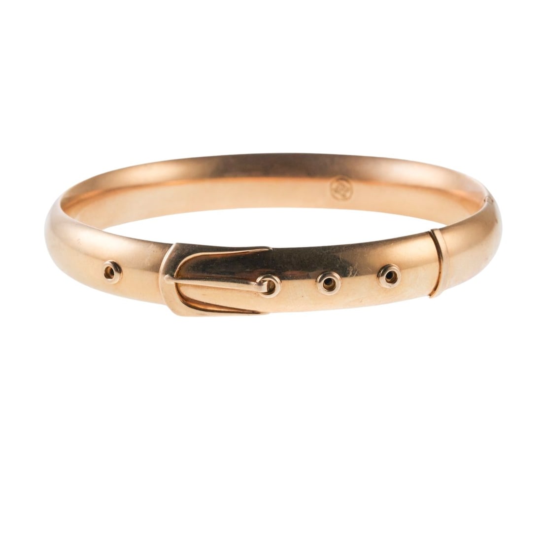 Antique Victorian 14k Gold Buckle Bangle Bracelet (1 of 4)