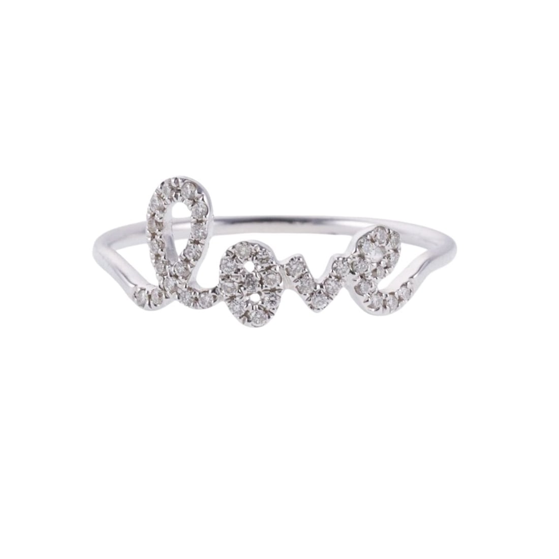Sydney Evan 14k Gold Diamond Love Ring (1 of 3)