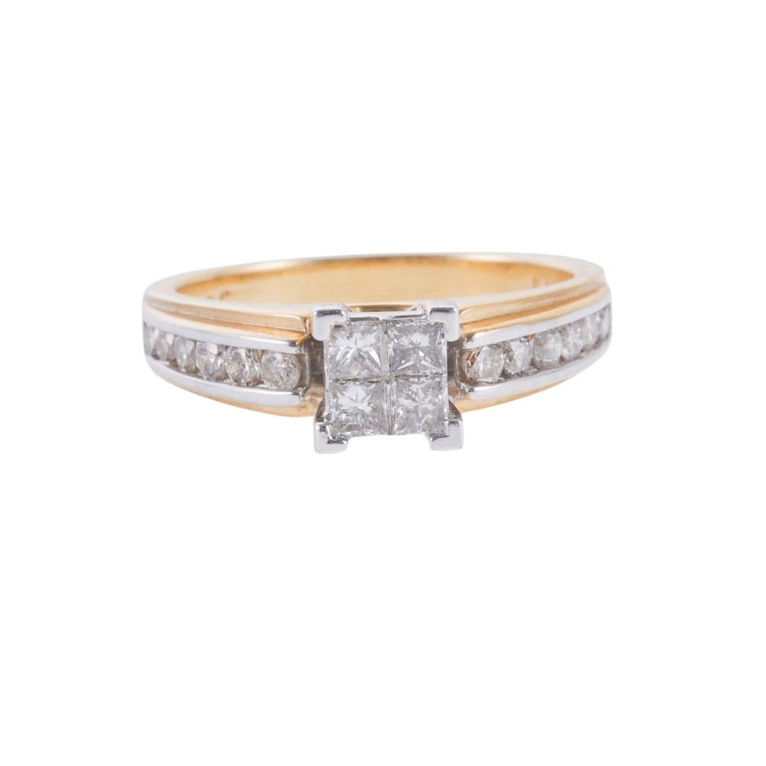 14k Gold Diamond Engagement Ring (1 of 4)