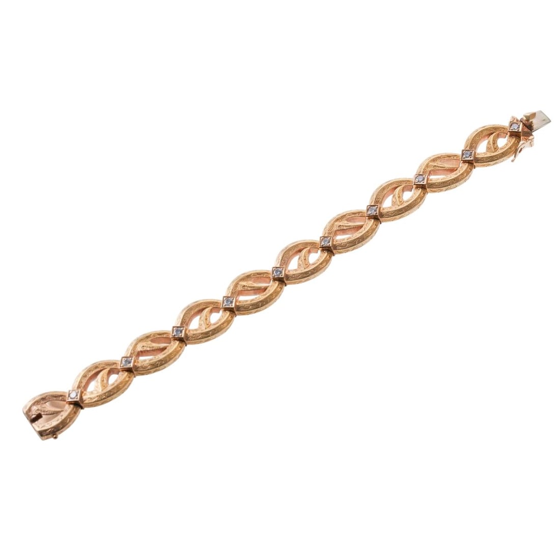 Stephen Webster 18k Gold Diamond Bracelet: Metal : 18k Gold Designer : Stephen Webster Gemstone : Diamonds approx. 0.50ctw Measurements : Bracelet is 6.5" long and 13mm wide. Retail $12000. Marked: : Webster, 750, English marks.