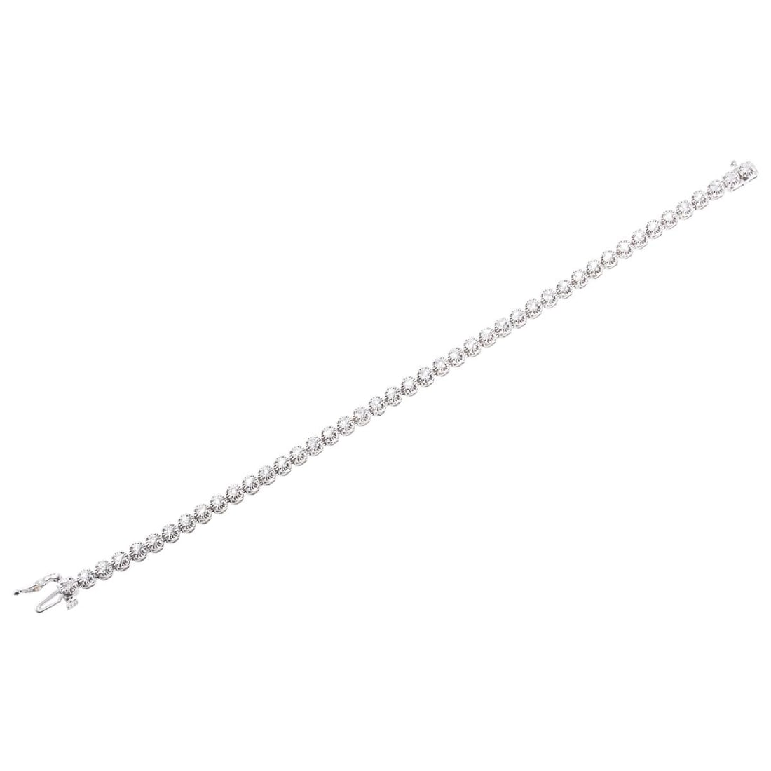 14k Gold Diamond Tennis Bracelet (1 of 4)