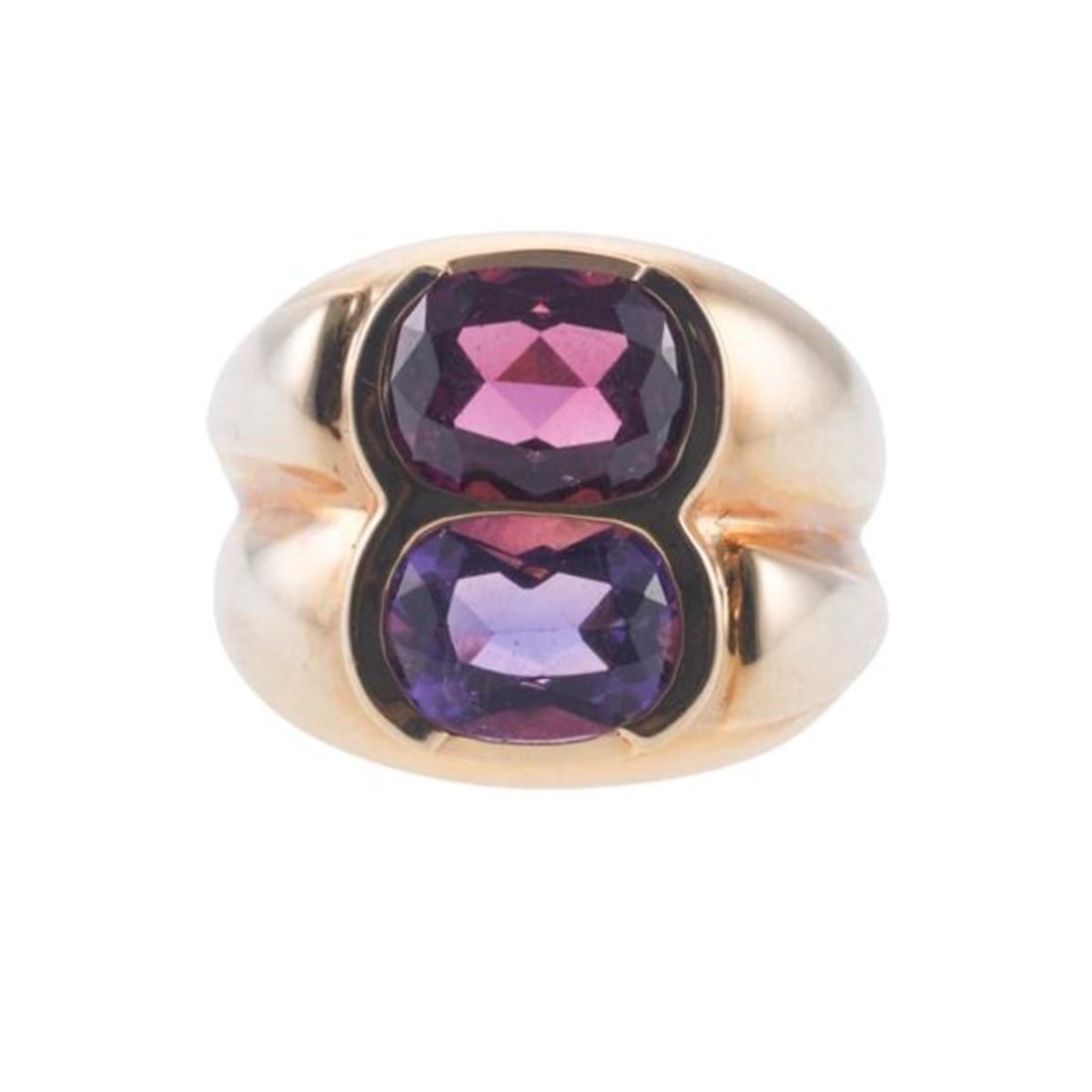 14k Gold Amethyst Tourmaline Ring (1 of 4)