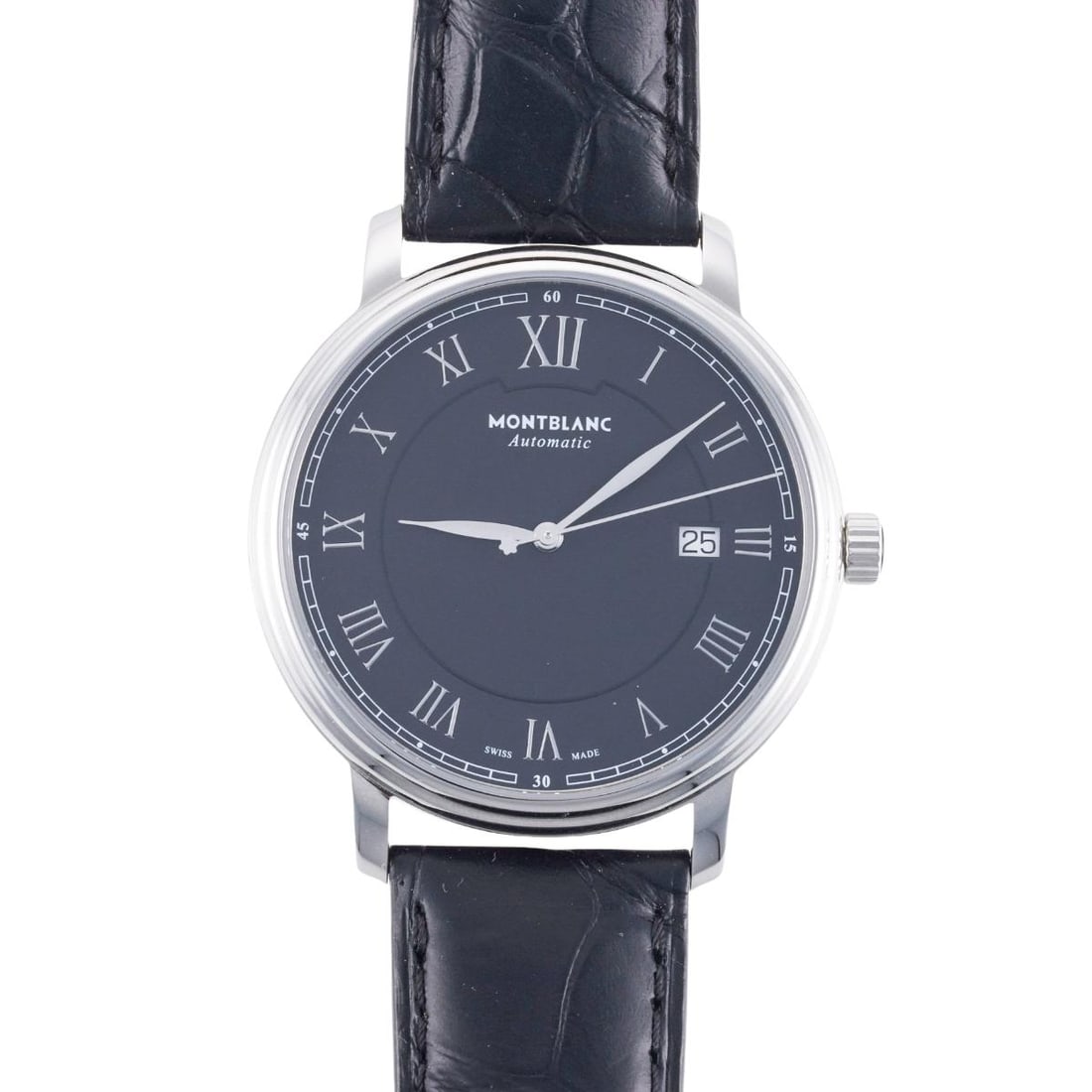 NOS Montblanc Tradition Date Stainless Steel Watch 116482 (1 of 3)