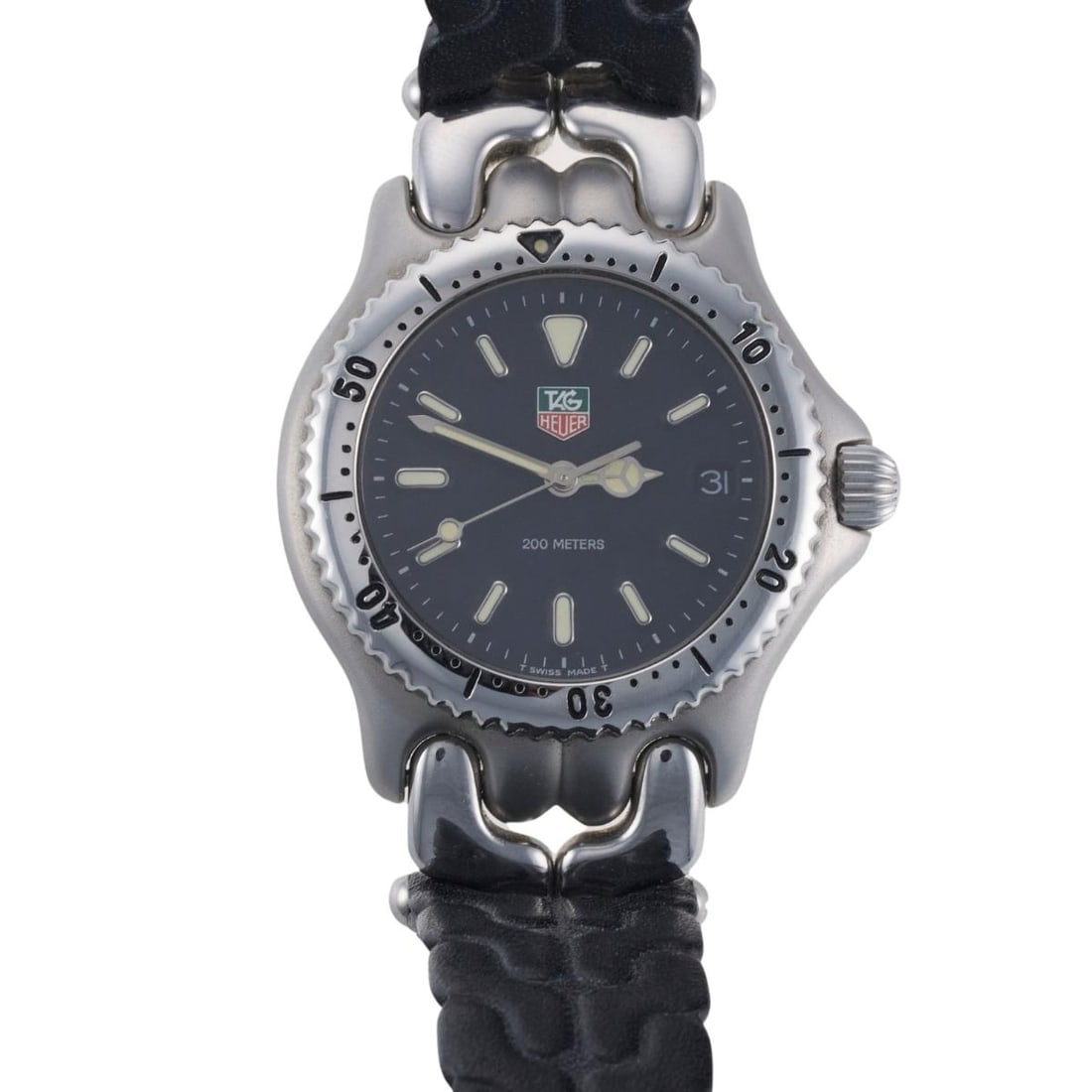 NOS Tag Heuer SEL 200m Ladies Watch S99 313C: Metal : Stainless Steel Designer : Tag Heuer Movement : Quartz Measurements : 33mm case diameter Reference/Model: : S99 313C Functions : Hours, Minutes, Seconds, Date