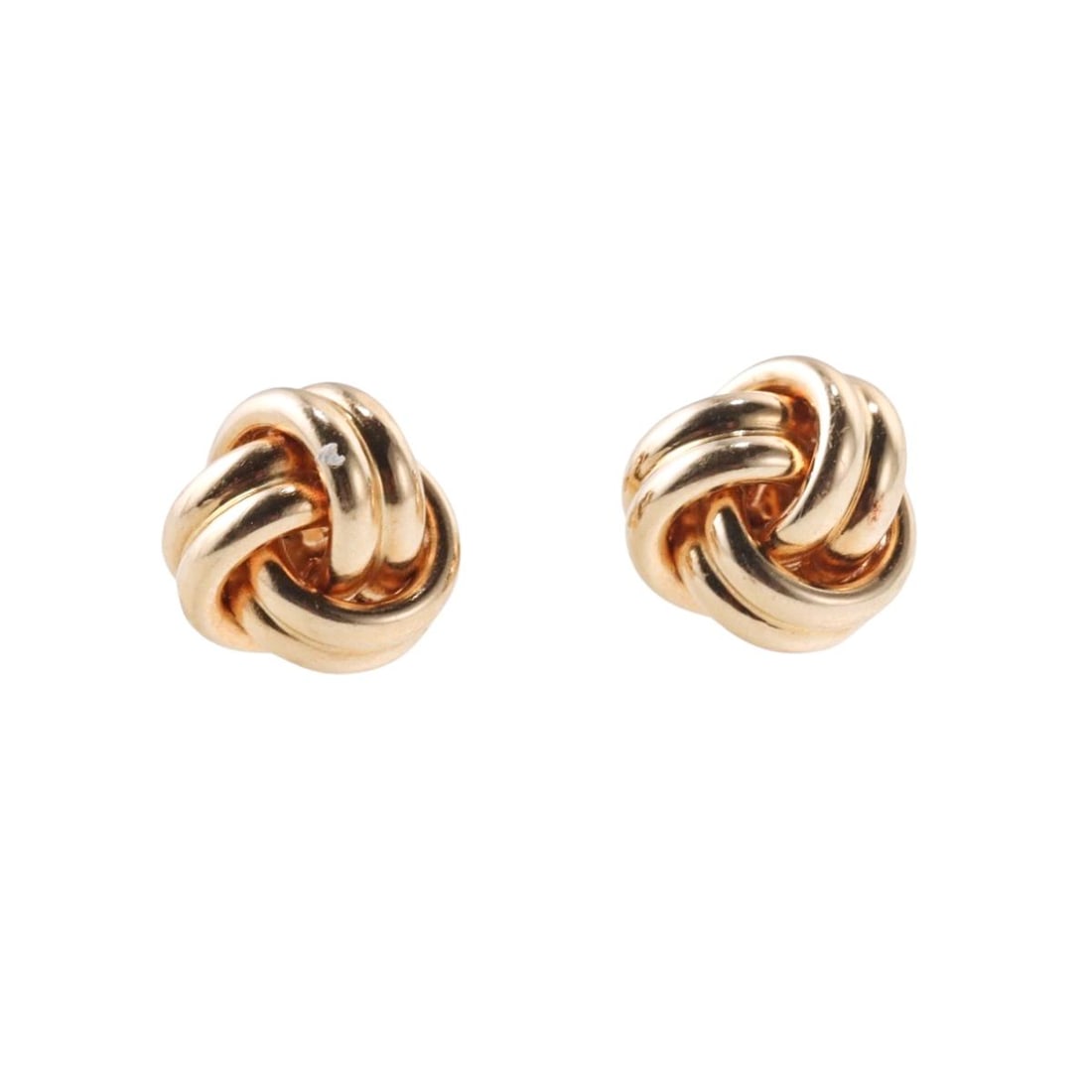14k Gold Knot Stud Earrings (1 of 3)