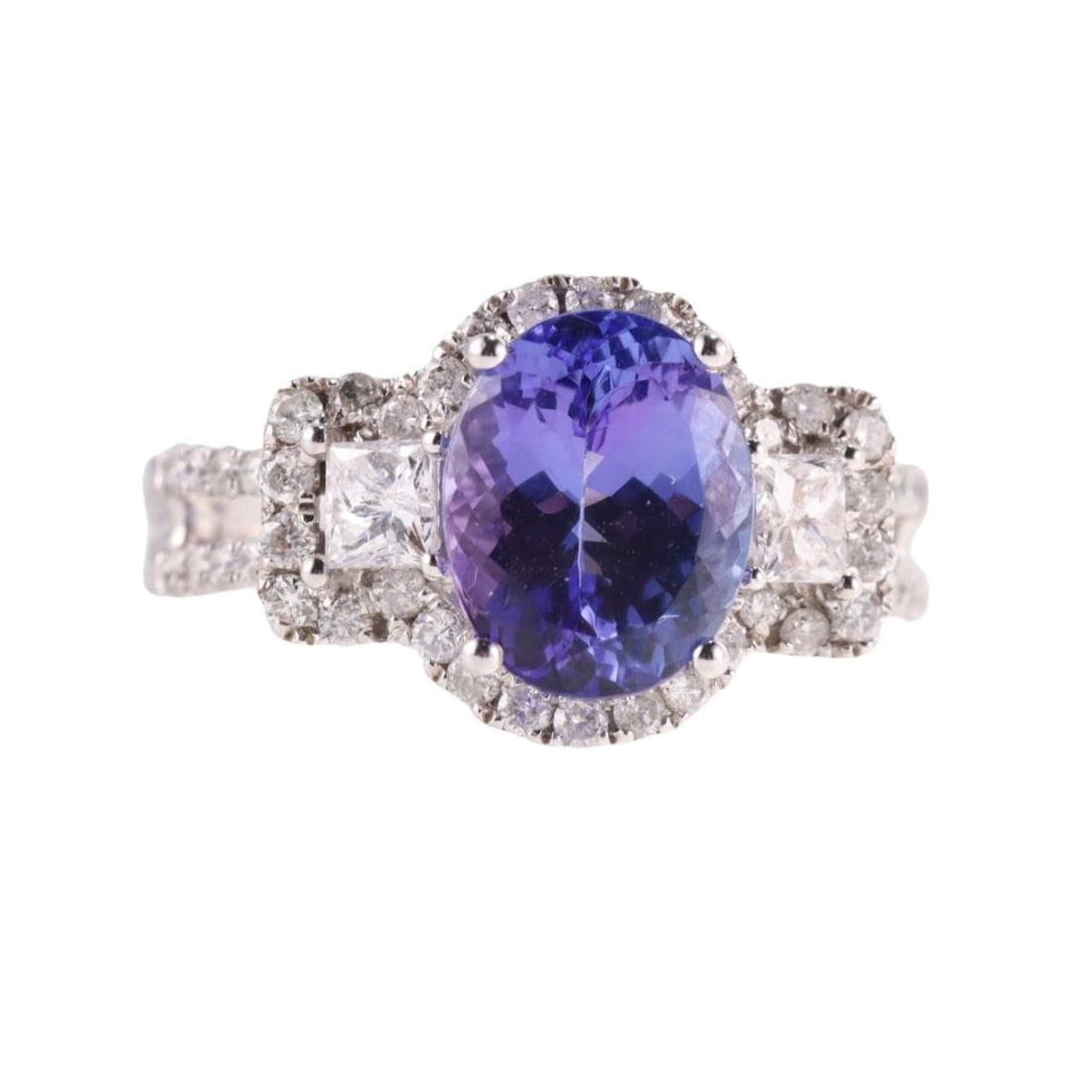 Kallati Tanzanite Diamond Gold Ring (1 of 5)