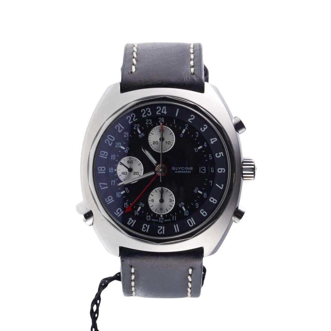 Glycine Airman SST Purist GMT Chronograph Watch 3902.199-LB9B (1 of 3)