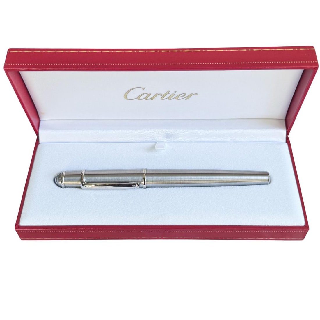 Cartier Panthere Stainless Steel Fountain Pen (1 of 3)