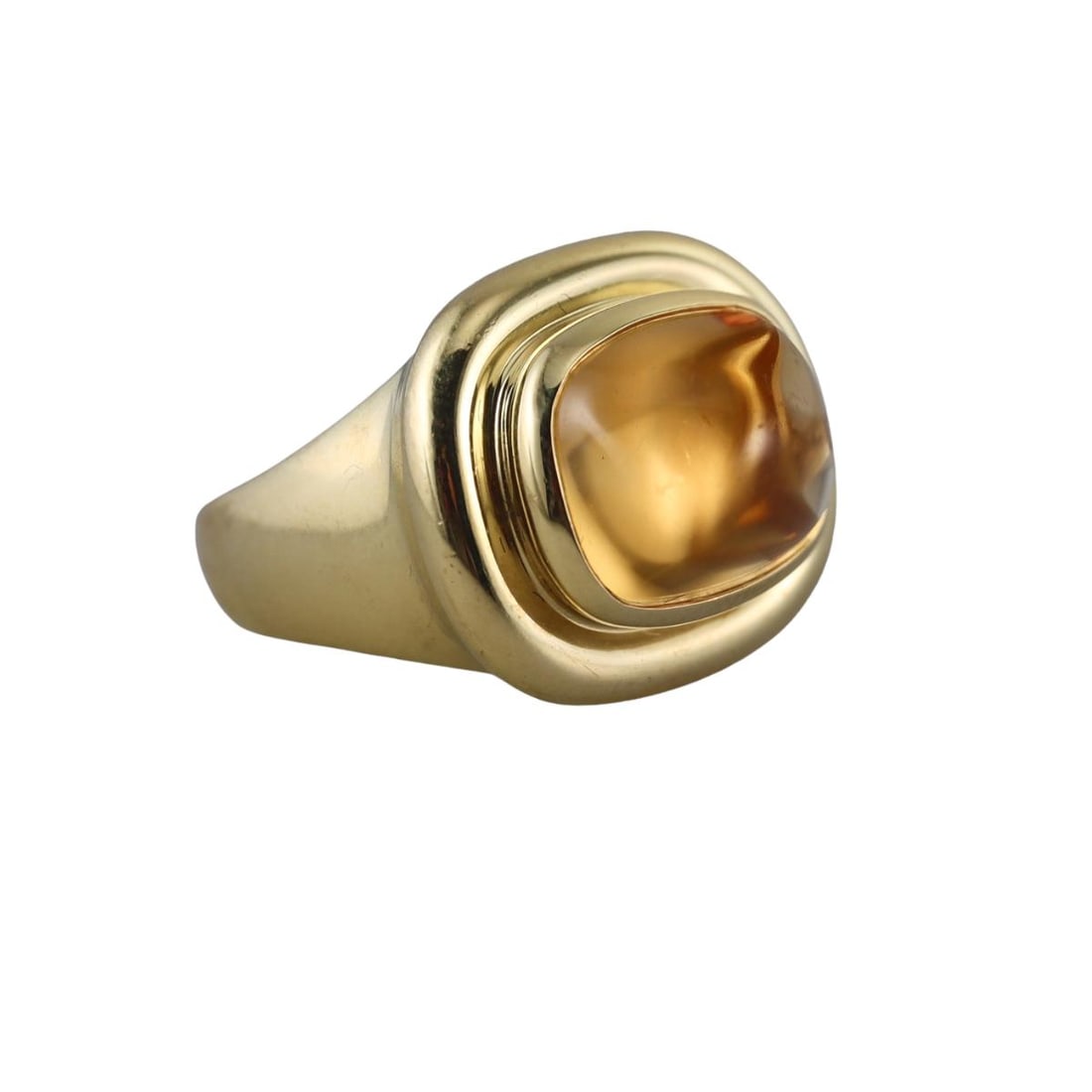 Tiffany & Co Paloma Picasso Citrine 18k Gold Ring (1 of 6)