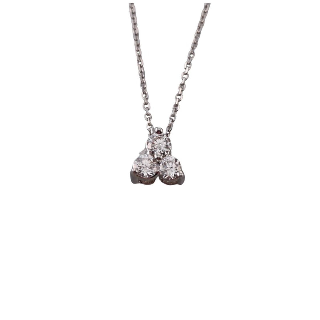 14k Gold Diamond Pendant Necklace: Metal : 14k Gold Designer : Not Signed Gemstone : Diamonds appprox. 0.50ctw. Measurements : Necklace is 18" long, pendant is 8 x 8mm. Marked: : 14k, Indonesia. Weight: : 2.8 g