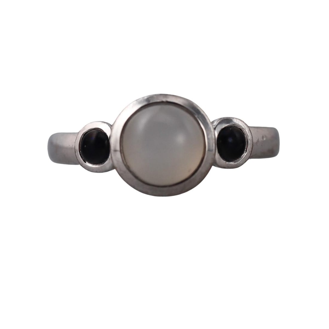 18k Gold Moonstone Onyx Ring (1 of 4)