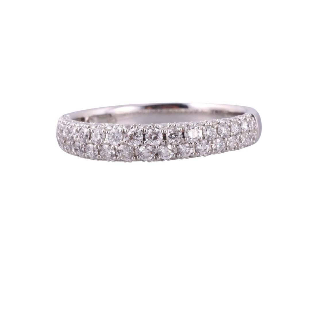 Bucherer 18k Gold Diamond Wedding Band Ring: Metal : 18k Gold Designer : Bucherer Gemstone : Diamonds approx. 0.83ctw. Measurements : Ring size 7.5, ring is 4mm wide. Marked: : CB, 750. Weight: : 3.6 grams Add