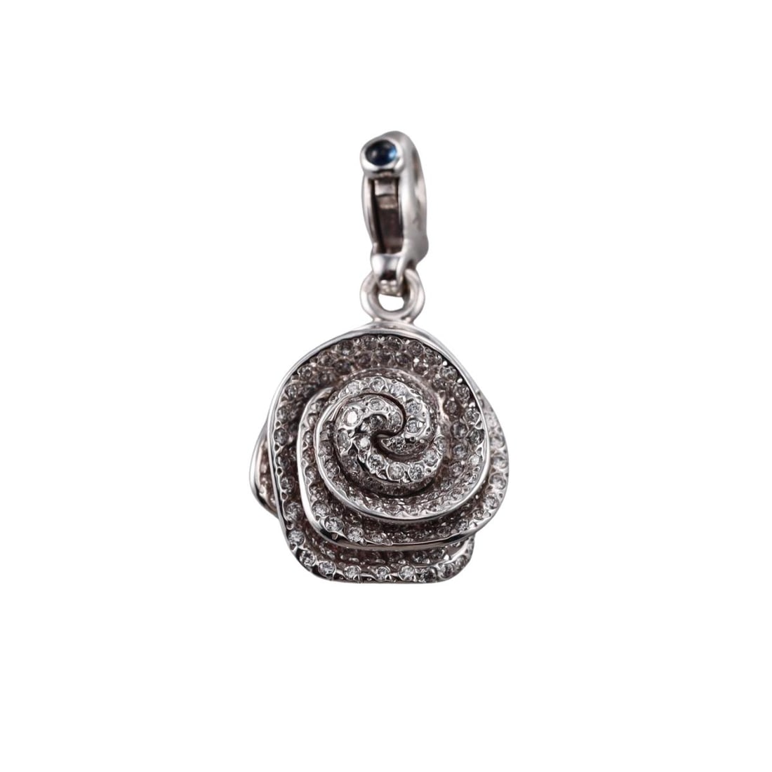 Pasquale Bruni 18k Gold Diamond Rose Flower Charm Pendant (1 of 3)